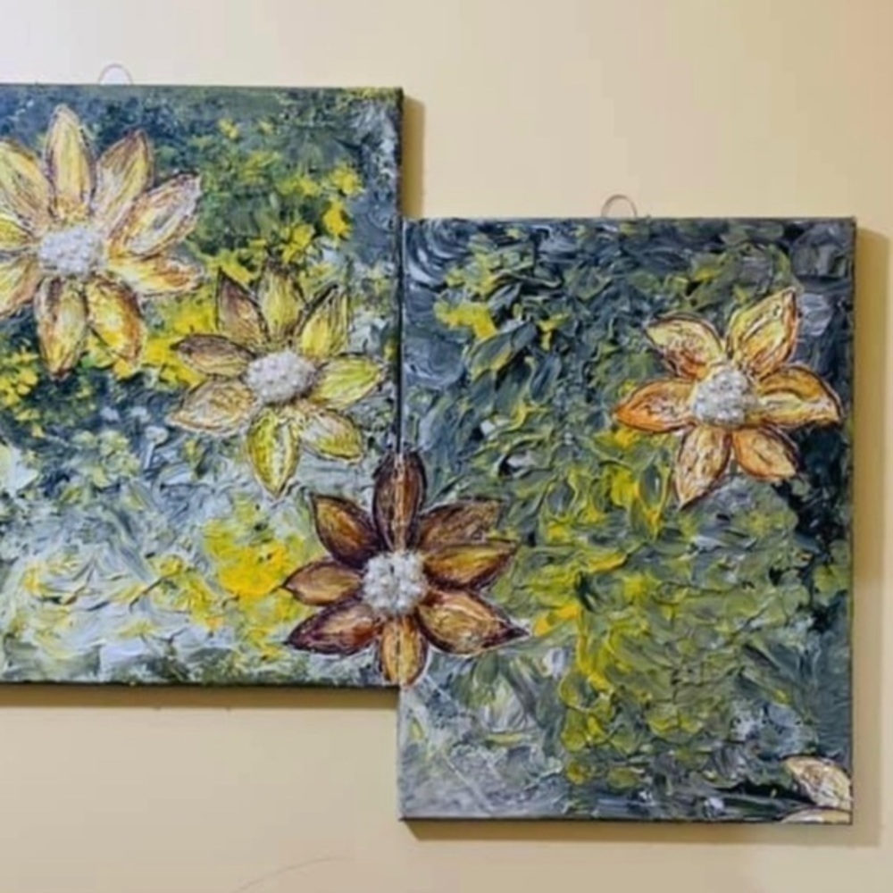Handmade art with pearls​
